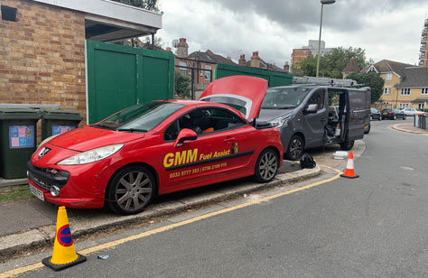 Wrong Fuel in Van Recovery